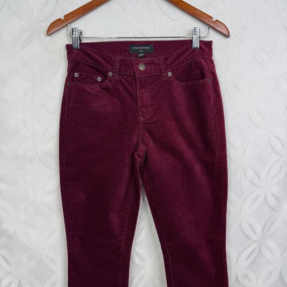 Banana Republic Burgundy Skinny Pants - Picture 5 of 10